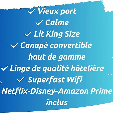 Sud Passion - Fada Vieux Port - Calme - Linge De Qualite - Lit King Size - Fibre Marselha Exterior foto